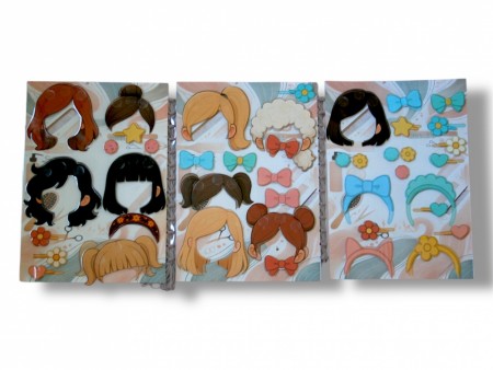 BusyBook Frisyrer – hårkolleksjon