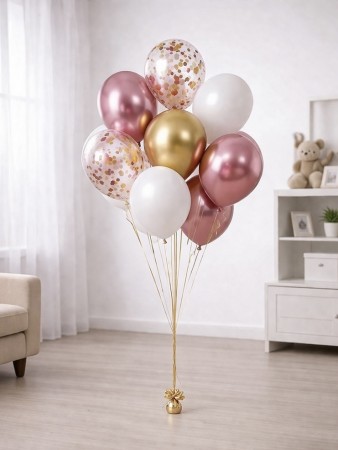 Ballongbukett - 10 stk